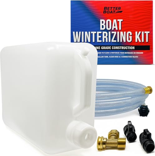Boat & RV Winterizing Kit with 5-Gallon Antifreeze Tank for Engine Protection