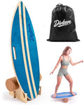 Adult Balance Board with Handle & Storage Stand - Durable Canadian Maple Wood