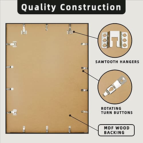 CCDCC Aluminum Jersey Display Frame 2 Pack - Sports Shirt Wall Mount, Protective Plexiglass, Fits Football Baseball Basketball Soccer Hockey