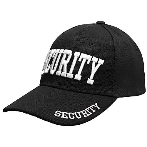 Falari Wholesale 12-Pack Security Baseball Caps - White One Size Embroidery