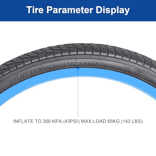 20x1.75 Bike Tire 47-406 Bicycle Tire for City & Commuter Bikes