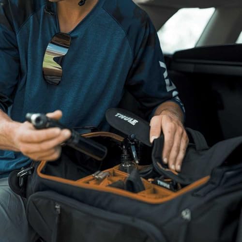 Thule 55L Bike Duffel Bag - Cycling Gear Organizer, Waterproof, Travel-Ready