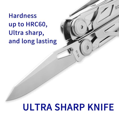 Multitool with VG10 Knife Blade - 29-in-1 Heavy-Duty Pliers & Survival Tool