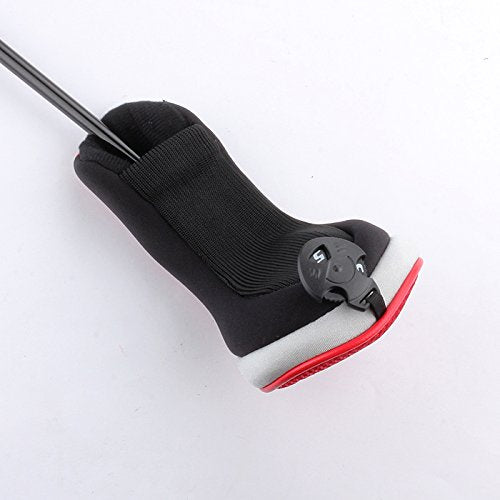 Craftsman Golf New Black 3 Pack Golf Hybrid Club Head Covers Headcovers with Interchangeable No. Tag