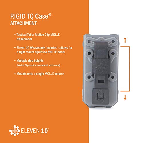 Eleven 10 Rigid TQ Tourniquet Case No TQ Black MOLLE Attachment