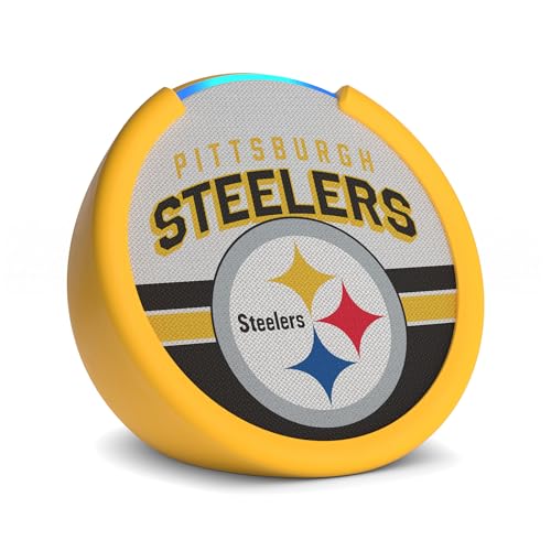 NFL Licensed Pittsburgh Steelers Echo Pop Smart Speaker with 25-26 Season Design
