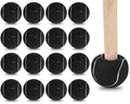 Black Precut Tennis Balls for Furniture Legs Bulk 100 Pcs Protect Floor
