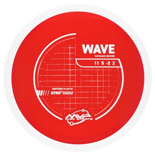 Disc Golf Distance Driver MVP Neutron Wave 165-170g - Colors May Vary