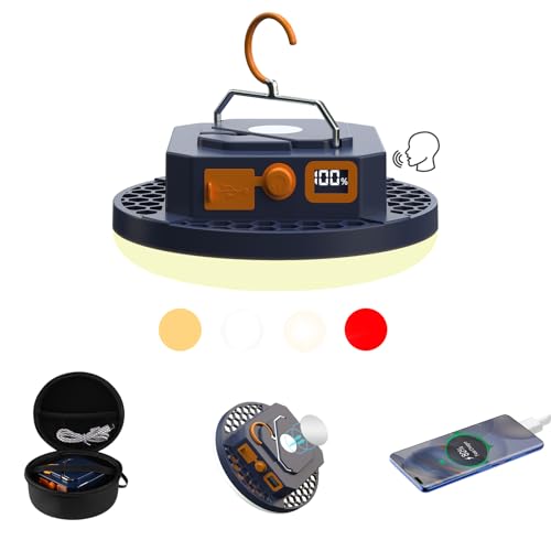 30W PRO Rechargeable Camping Light with Voice Control, 3000 Lumens