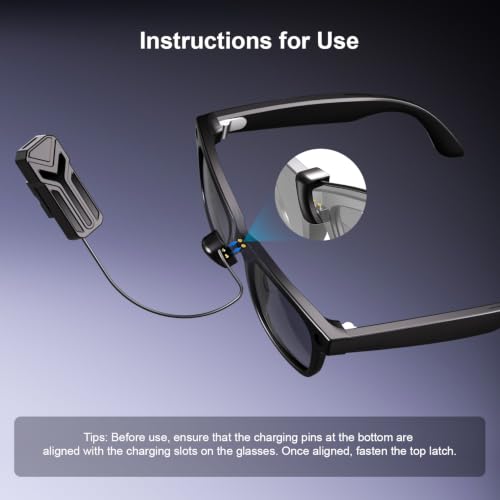 YARENKA 2 Pack Wearable Battery Pack for Meta Ray-Ban Smart Glasses Skyler & Wayfarer (Gen 1 & 2) - Ultra-Light Portable Power Bank