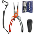 Fishing Pliers Multi-Function Split Ring Hook Remover & Cutting Tool
