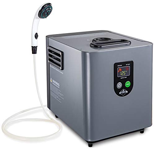 Hike Crew Portable Propane Tankless Water Heater & Shower with LCD Display