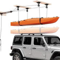 Pacikwest Classic Black Kayak Hoist for Garage Ceiling, 180 lb Capacity