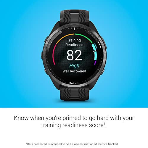 Garmin Forerunner 965 Running Smartwatch 47mm Black & Powder Gray