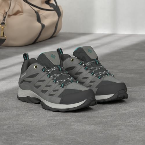 Columbia Women's Crestwood Hiking Boots - Graphite / Pacific Rim, Lightweight, Durable Trail Shoes