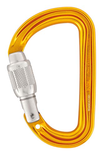 PETZL Sm'D Rock Climbing Carabiner with Locking System