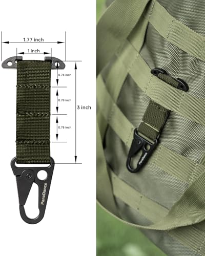 2-Pack MOLLE Clips for Tactical Gear, Belts, Vests & Plate Carriers