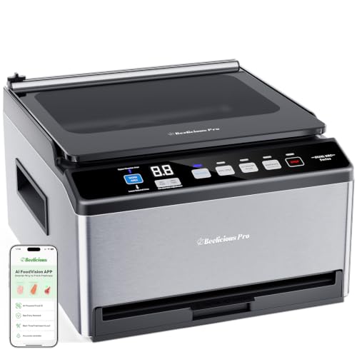 Beelicious Pro Stainless Steel DualCore CVS101 Chamber Vacuum Sealer for Liquids & Sous Vide