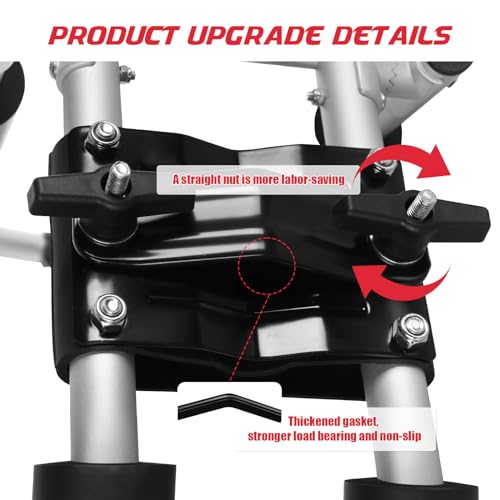 Folding 1 Pair Kayak Roof Rack - Heavy Duty Adjustable Roof Carrier for Canoes & Surfboards