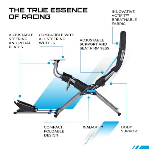 Playseat Challenge X - Logitech G Edition Foldable Sim Racing Cockpit for Logitech Wheels