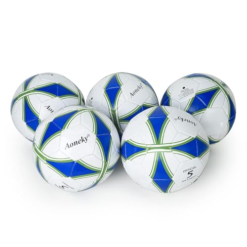 Soccer Ball with Pump - Durable Eco-Friendly 2.5mm PVC Leather & Reinforced Stitching