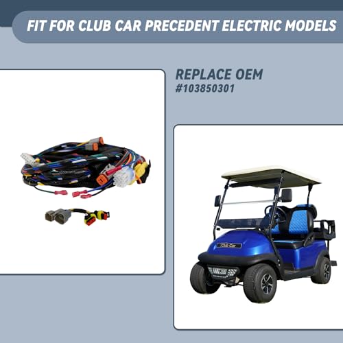 Golf Cart Wiring Harness for Club Car Precedent Gray Controller - Model #1515-5201 (Variation: Gray Controller)