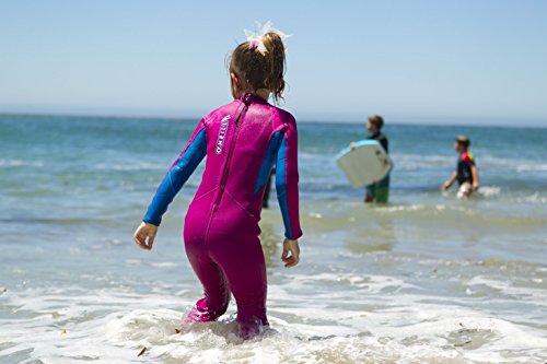 O'Neill Toddler Reactor-2 2mm Back Zip Full Wetsuit Ocean/Graphite/Red - Size 4