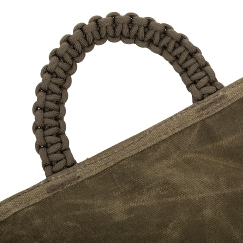 Olive Wax Canvas Gun Sleeve for Firearms Up to 50 Inches - Hunting Accessory