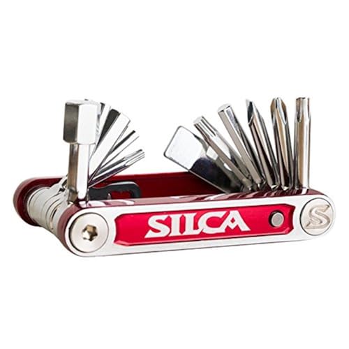 SILCA Tredici Bike Multi-Tool - 13 Functions, HEX, TORX, Phillips, Compact