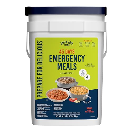 45-Day Emergency Food Supply Kit for Long-Term Survival, 281 Servings