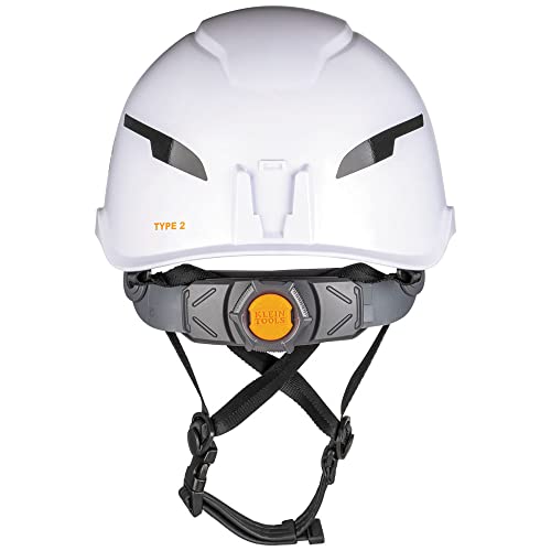 Klein Tools Type-2 Safety Helmet White Non-Vented Hard Hat