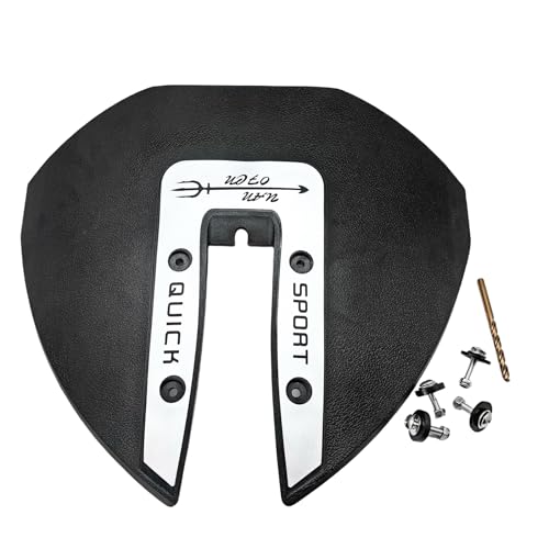 Boat Hydrofoil Stabilizer for 40-300 HP Outboard Motors Silver