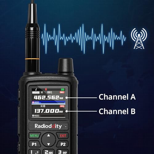 Radioddity GM-30 Plus GMRS Walkie-Talkie 1000 Channels GPS Tracking 2 Pack + 2x15.5" Antennas & Cables