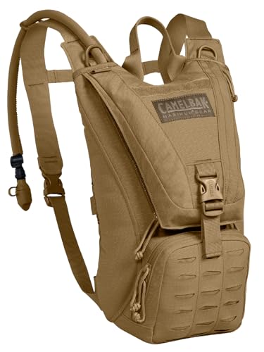 CamelBak Ambush Tactical Hydration Backpack Coyote 2.0 with 100oz Mil‑Spec Crux Reservoir