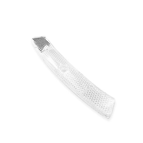 BAR Quick Mount Riding Bicycle Wheel Rim Spoke White Reflective Reflectors - Safe Warning for Mountain Bike Road Bike Decoration Accessories (5.20x0.91x0.48 inches, 2Pcs)