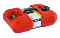 Scepter 3-Gallon Portable Marine Fuel Tank with Built-In Gauge & Vented Cap - Underseat Design