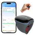 Wellue O2Ring Bluetooth Pulse Oximeter - Wearable Blood Oxygen Saturation Monitor with Vibration Reminder