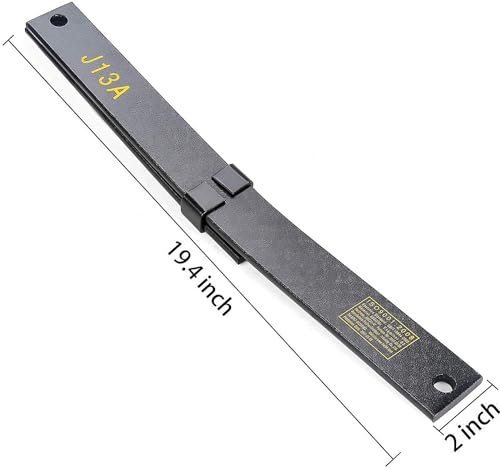 10L0L Front Leaf Spring Kit for EZGO TXT 2001-2003 Golf Cart, Heavy-Duty Suspension Replacement