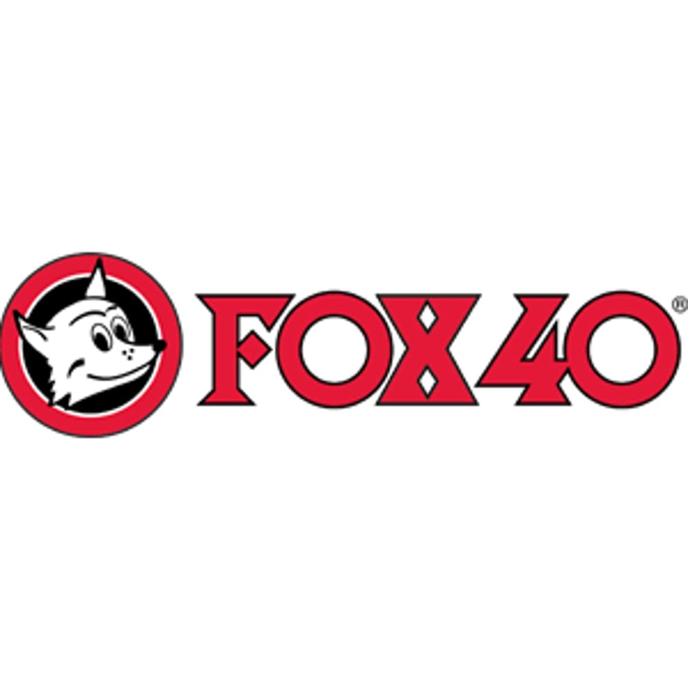 Fox 40 Classic CMG Whistle with Breakaway Lanyard - Red,115 db (Single with Lanyard)