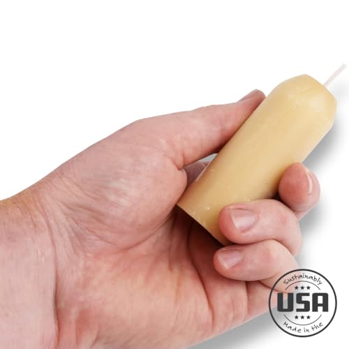 UCO 12-Hour Natural Beeswax Survival Candles 20-Pack for Emergency & Camping