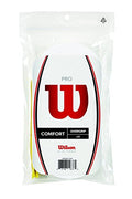 Wilson Pro Overgrip Comfort 30 Pack - White Tennis Racket Grip Tape