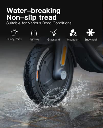2PCS 10x2.125 Inch Non-Slip Scooter Tire Compatible with Ninebot F20 F25 F30 F40 F65 D18W D28U D38U
