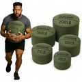 Shogun 100 LB Heavy Duty Adjustable Workout Sandbag - Green for Cross Training & Strongman Exercises