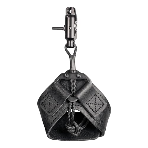 Archery Release Buckle Strap - Black, Adjustable for Most Shooters