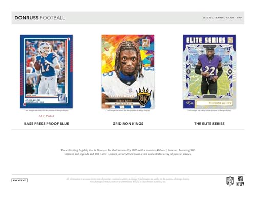 Donruss 2025 Football Card Box - 24-Pack Retail Collectible Set