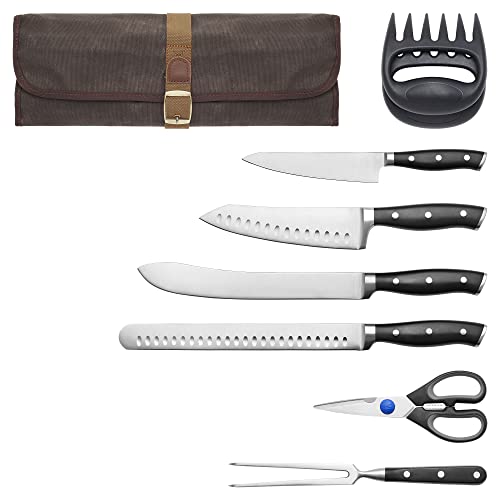 Henckels Forged Accent 9-Piece Carving Set with 11" BBQ Knife & Accessories - Variation of BBQ Set