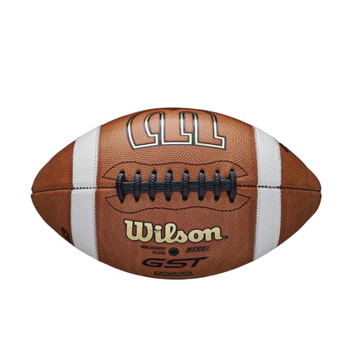 Official Size Leather Football Blemish Practice Ball for American Football