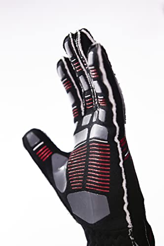 TRACK ARMOUR® Series 4 Large Auto Racing Gloves SFI 3.3/5 Nomex Flame Resistant