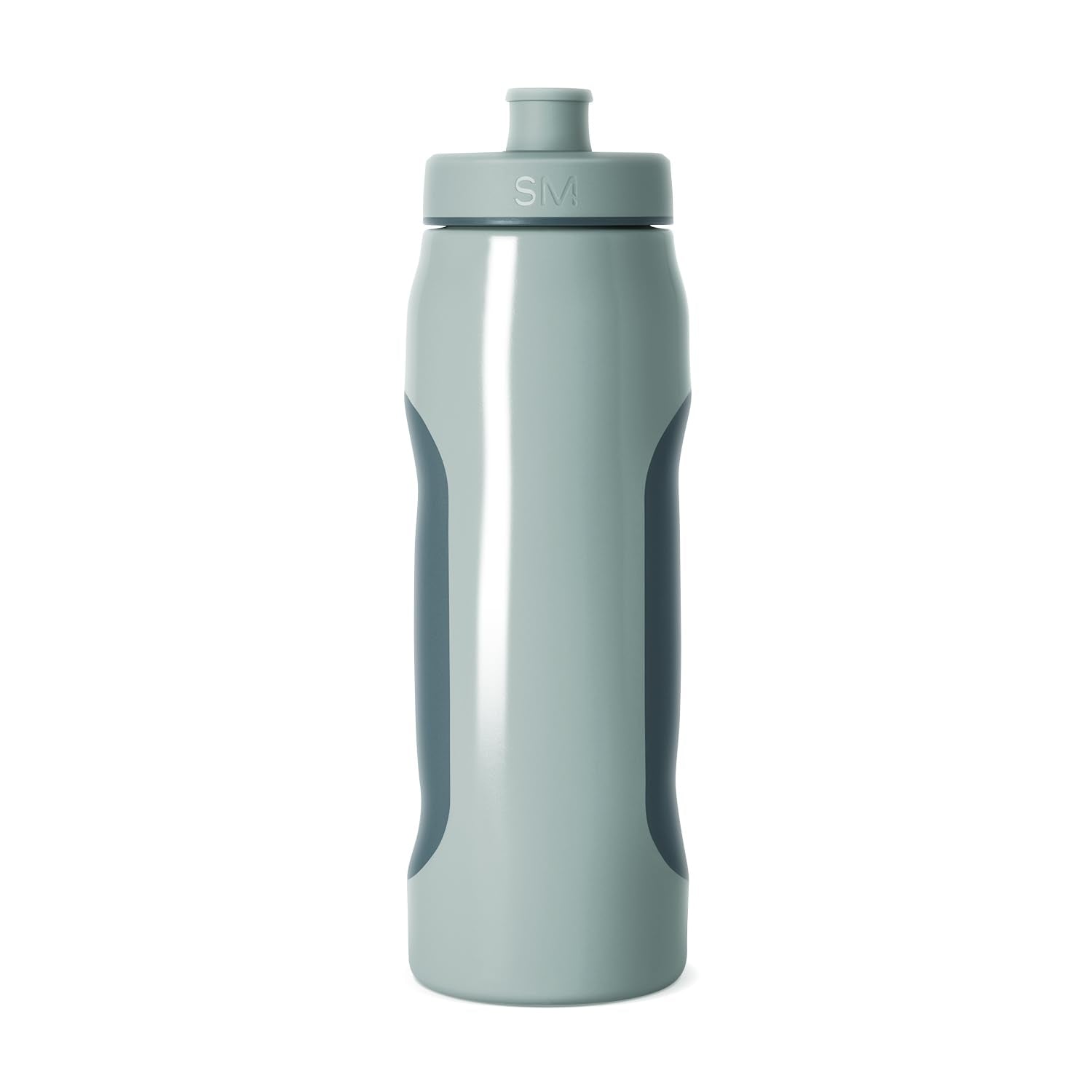 Simple Modern Rally Squeeze Plastic Water Bottle | 30oz Locking Leakproof Cup for Gym, Sports, Electrolytes, Travel | Sea Glass Sage Mix