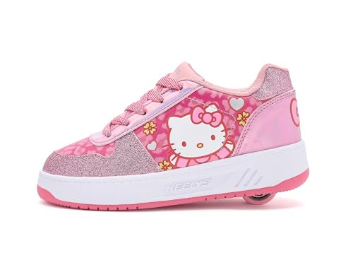 Heelys Kama HKC Kids Roller Shoes - Pink Light Pink, Lace-Up, Cushioned Fit